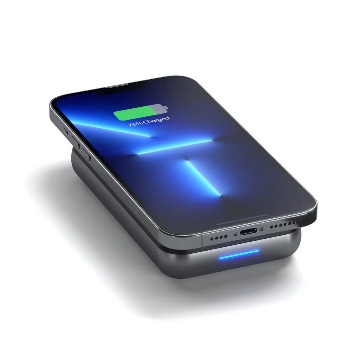 SATECHI Powerbank Duo Wireless Charger Stand 10000 mAh, 10000 mAh, Bežično punjenje, USB-C, Space Grey