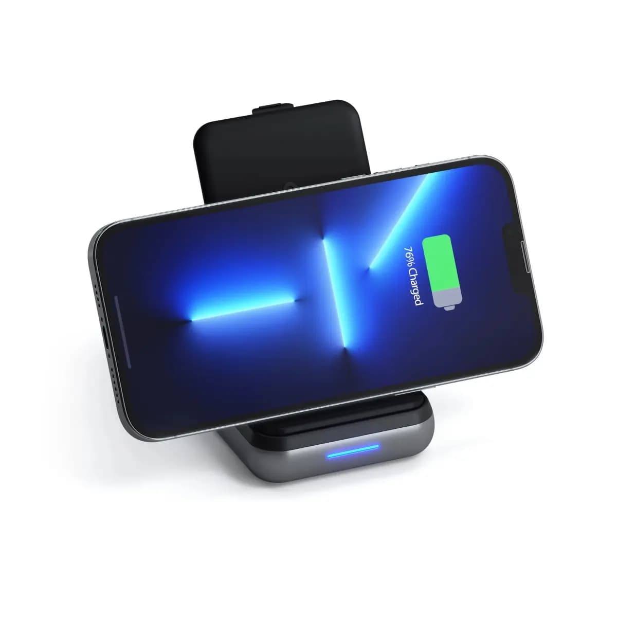 SATECHI Powerbank Duo Wireless Charger Stand 10000 mAh, 10000 mAh, Bežično punjenje, USB-C, Space Grey