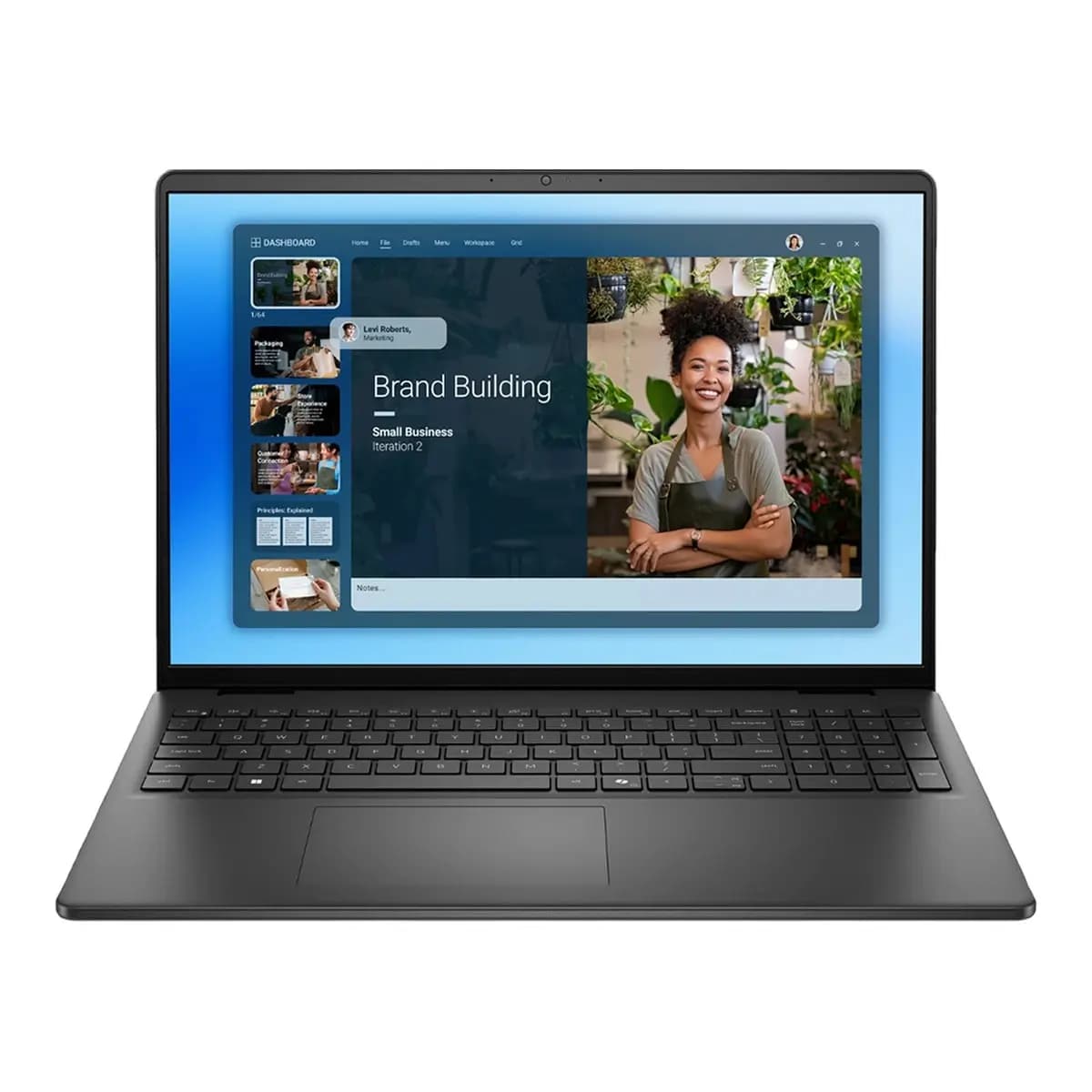 DELL Laptop 16 DC16250 16" Intel Core 5 120U, 512GB SSD, 16GB RAM, Ubuntu, Intel Integrated Graphics