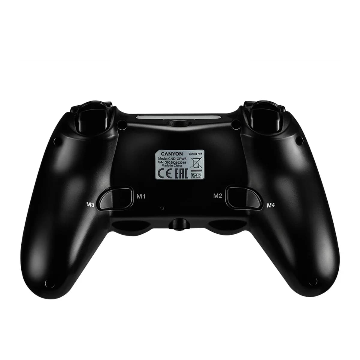CANYON Gamepad GP-W5, Wireless, PS4 kompatibilnost, Crni, 24 mjeseca garancija