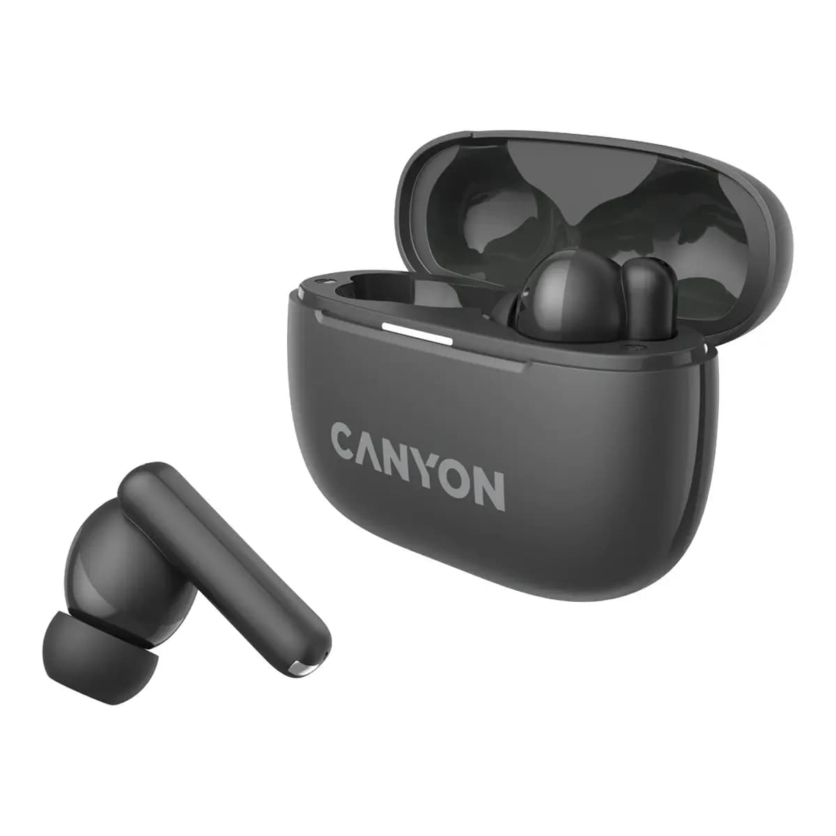 CANYON Slušalice OnGo TWS-10 TWS In-Ear, Bluetooth, Mikrofon, ANC+ENC, Sive