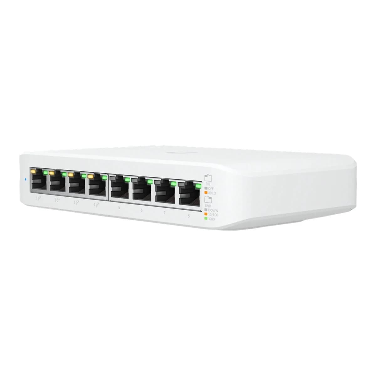 UBIQUITI Switch 8-Port Gigabit UniFi Switch Lite 8 PoE, Managed, PoE+