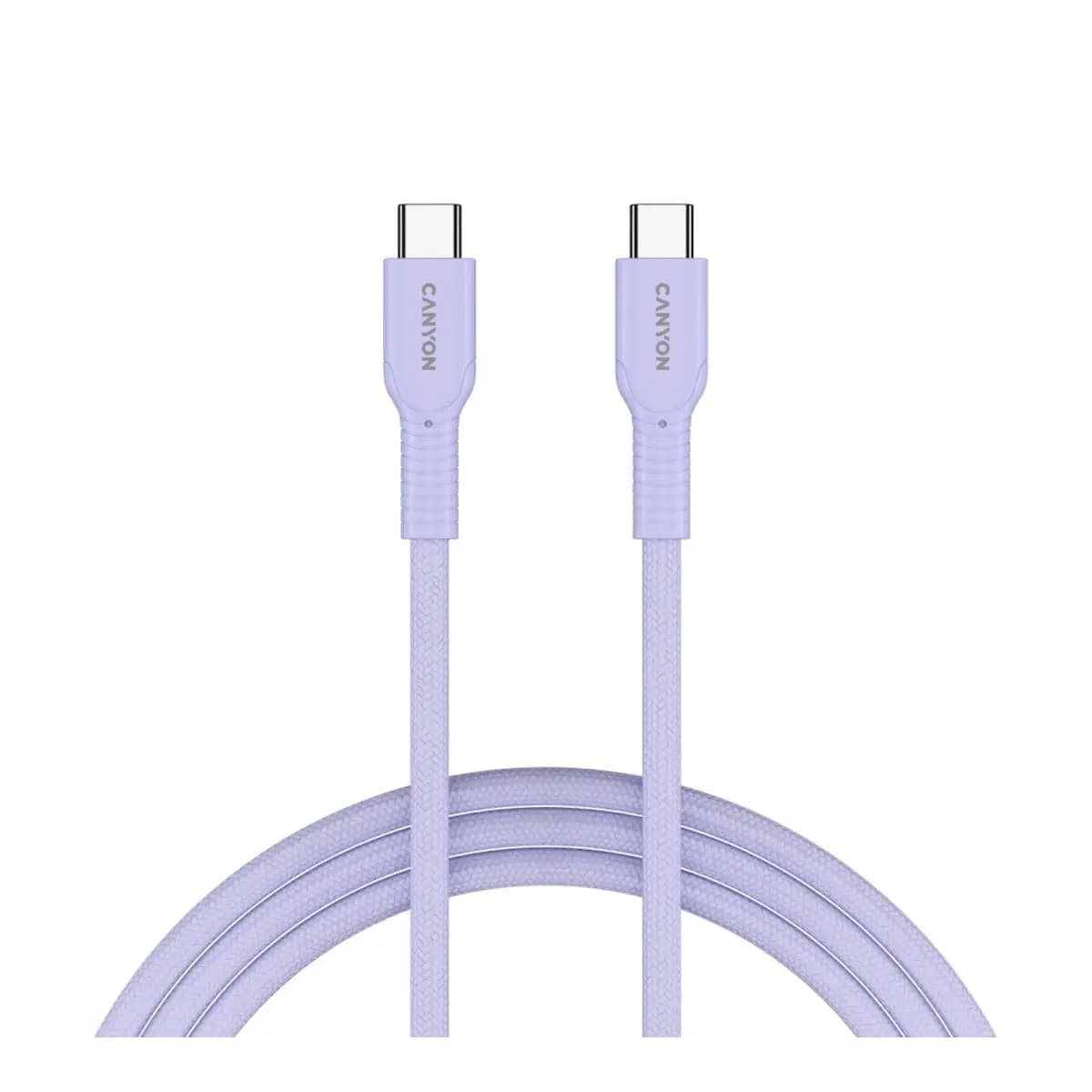 CANYON Kabl C-C 1m OnWire 60CL 60W Braided, Purple