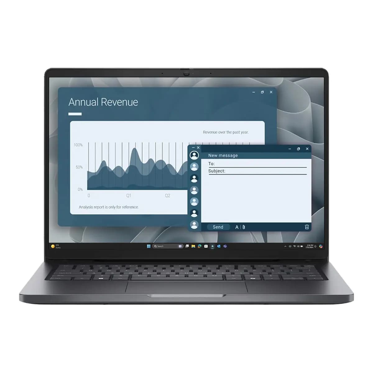 DELL Laptop Pro 14 PC14255 14" AMD Ryzen 5 220, 512GB SSD, 16GB RAM, Windows 11 Pro, AMD Radeon 740M
