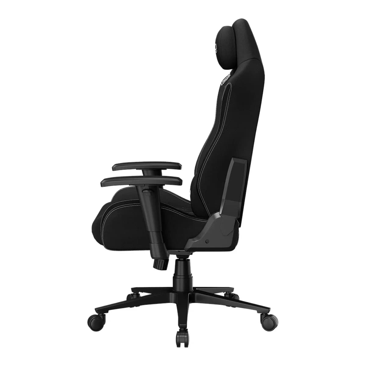 LORGAR Stolica za gaming CHA41 Ergonomic Advanced, Premium anti-stain tkanina, Crno-bijela