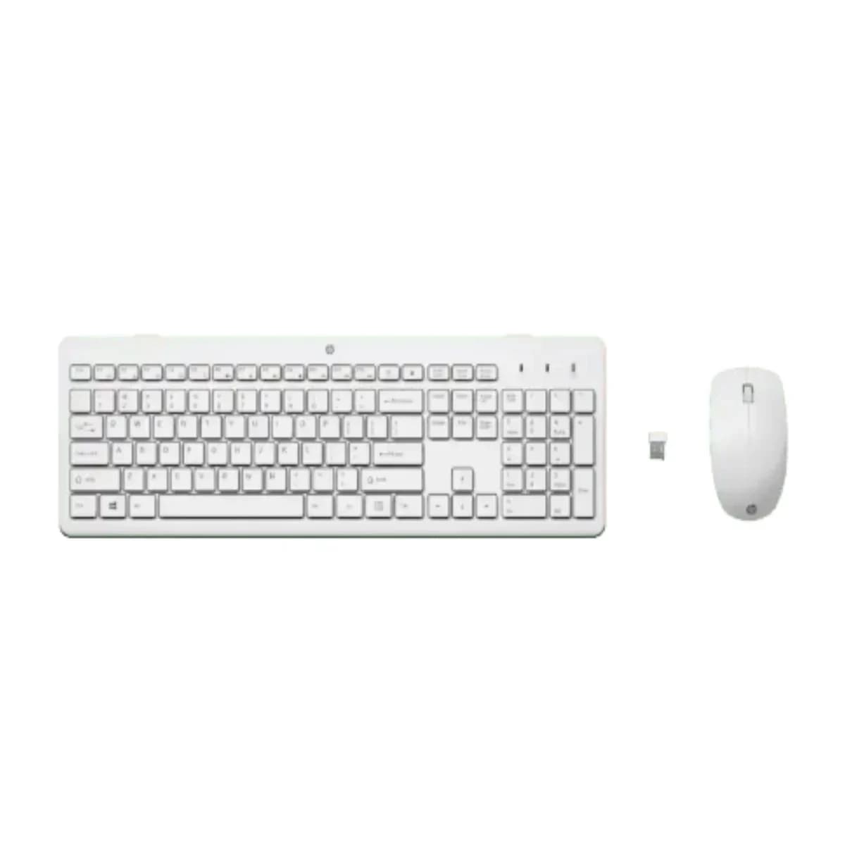 HP Tastatura Bezicna 230 Combo, 2.4GHz, BHS, Bijela