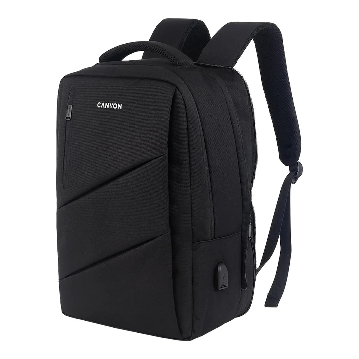 CANYON Laptop Ruksak 15.6" BPE-5 Urban, Crni, USB Priključak