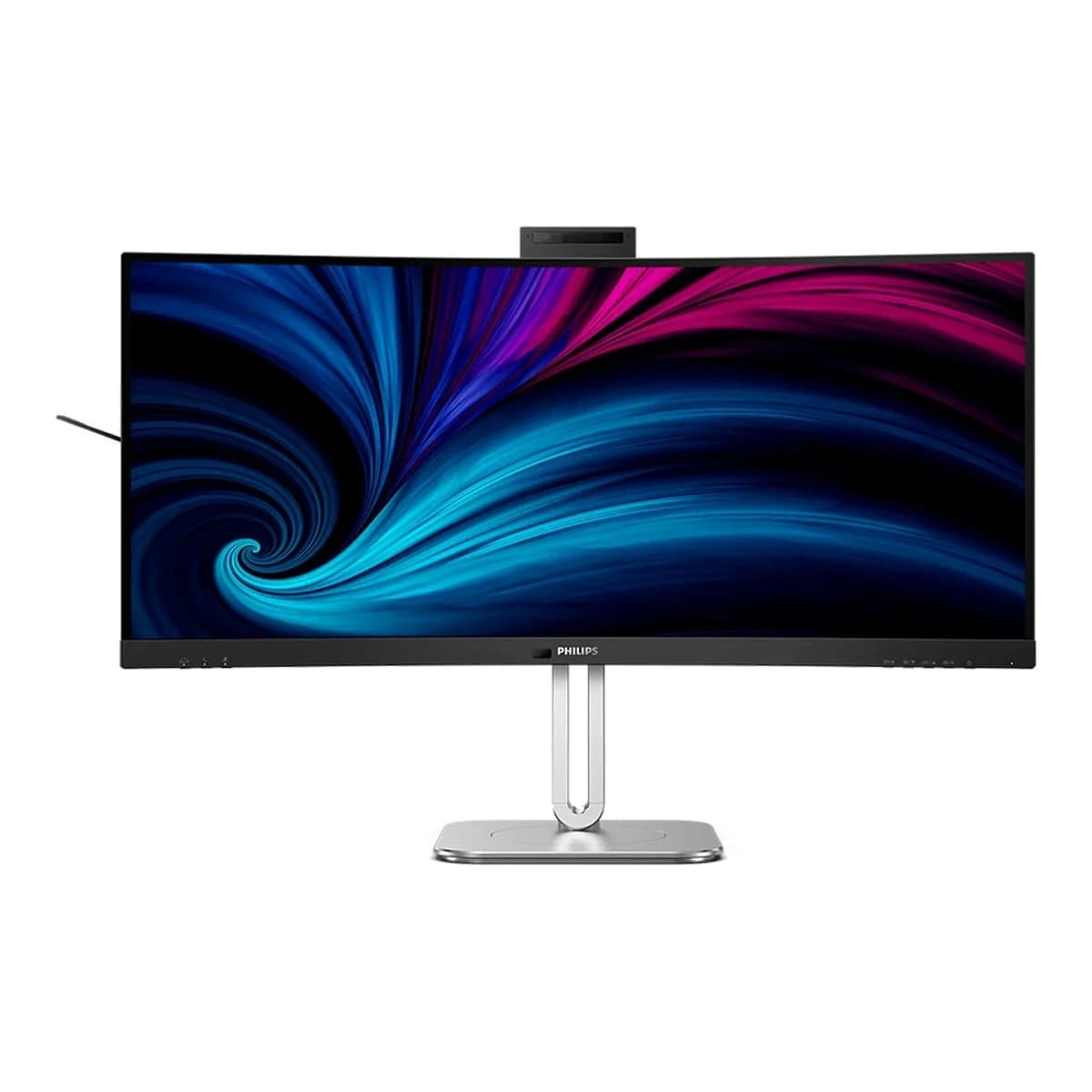 PHILIPS Monitor 34B2U6603CH 34" WQHD, VA Panel, 120Hz, Zakrivljeni, Webcam, TB4 PD 100W, KVM, RJ45, Zvučnici
