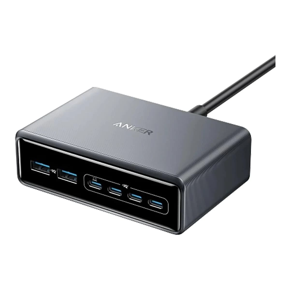 ANKER Punjač Prime 200W, 6 Portova, GaN tehnologija, Silver