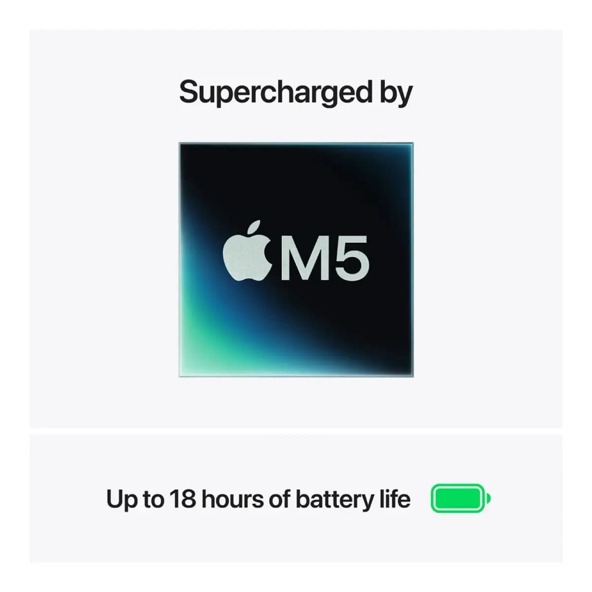 APPLE Laptop MacBook Air 13" Apple M5 (10C CPU/8C GPU), 512GB SSD, 16GB RAM, macOS, Sky Blue, Apple 8-core GPU