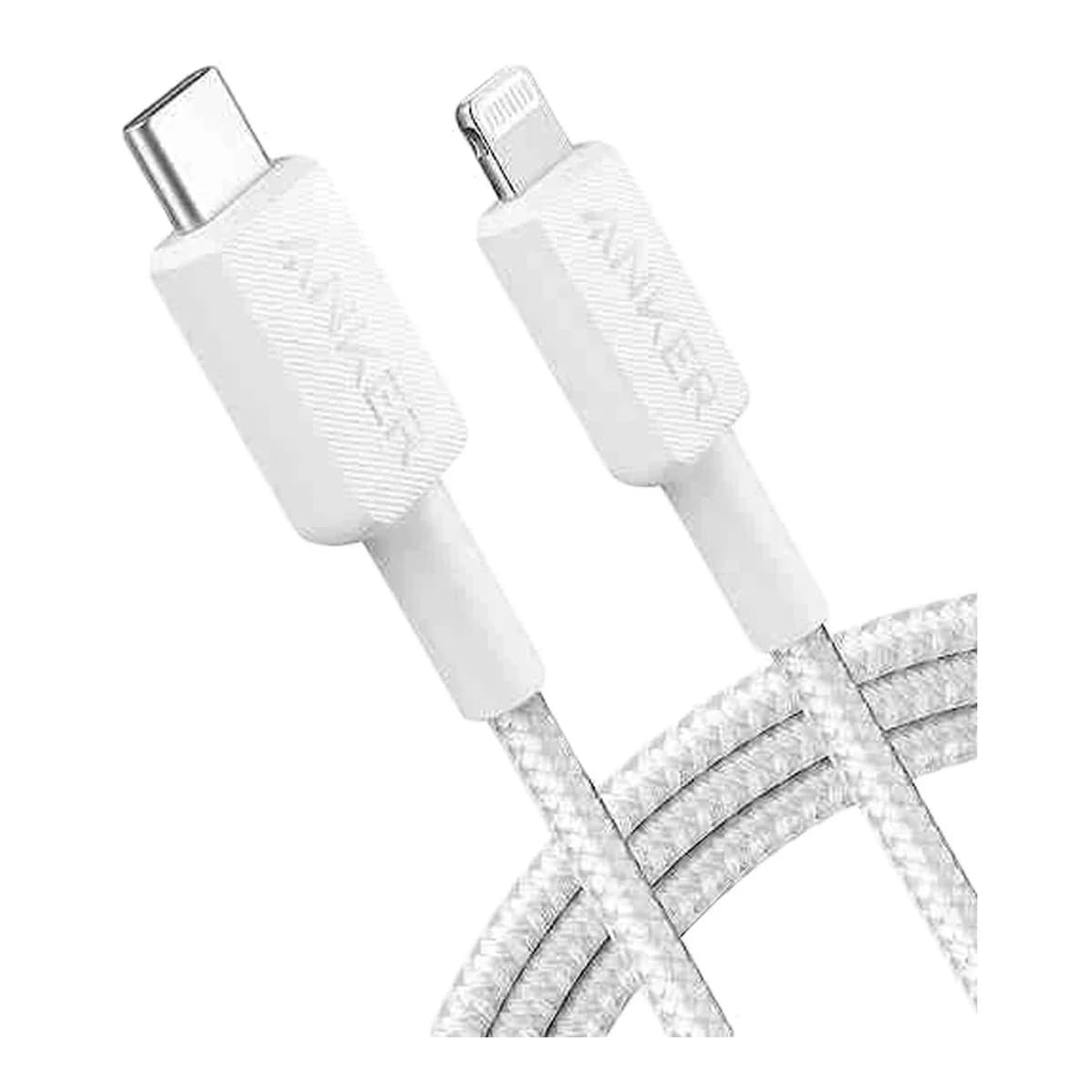 ANKER USB-C to Lightning Kabl 0.9m Anker 322 Braided, White