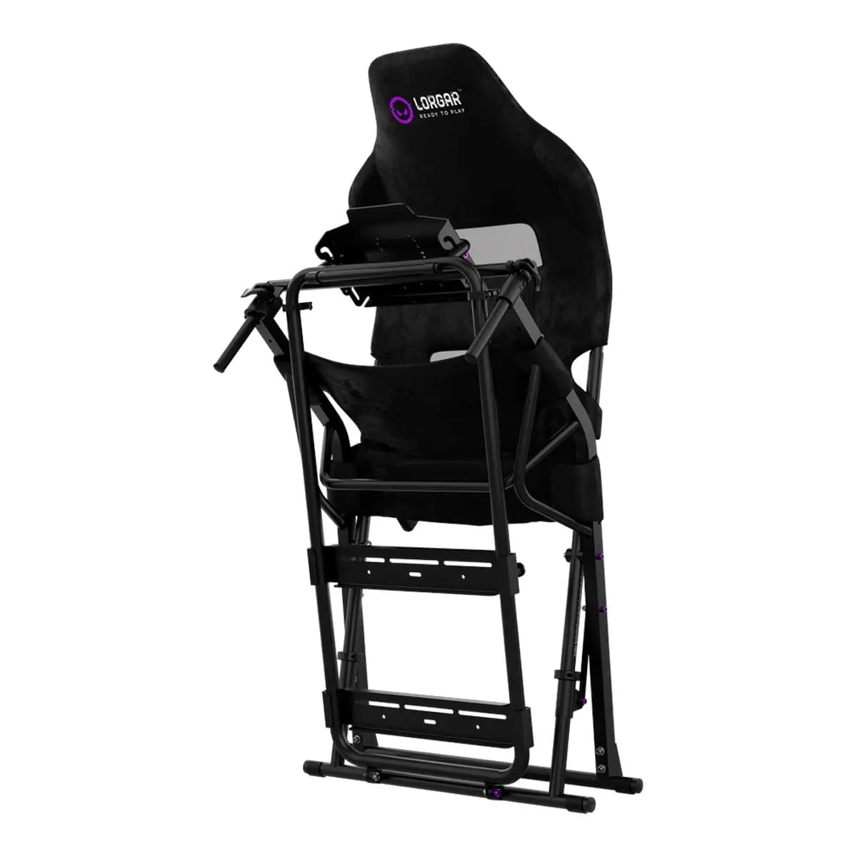LORGAR Sim Racing Cockpit FLEX RAF1, Sklopivi, 150x72x113 cm, Crni