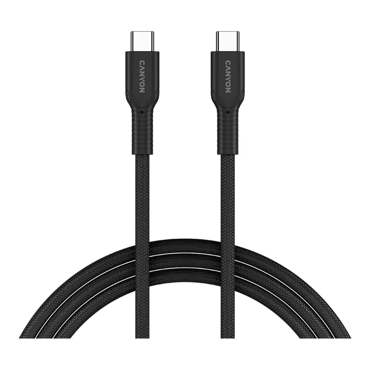 CANYON C-C 1m OnWire 60W COLOR Braided, Black