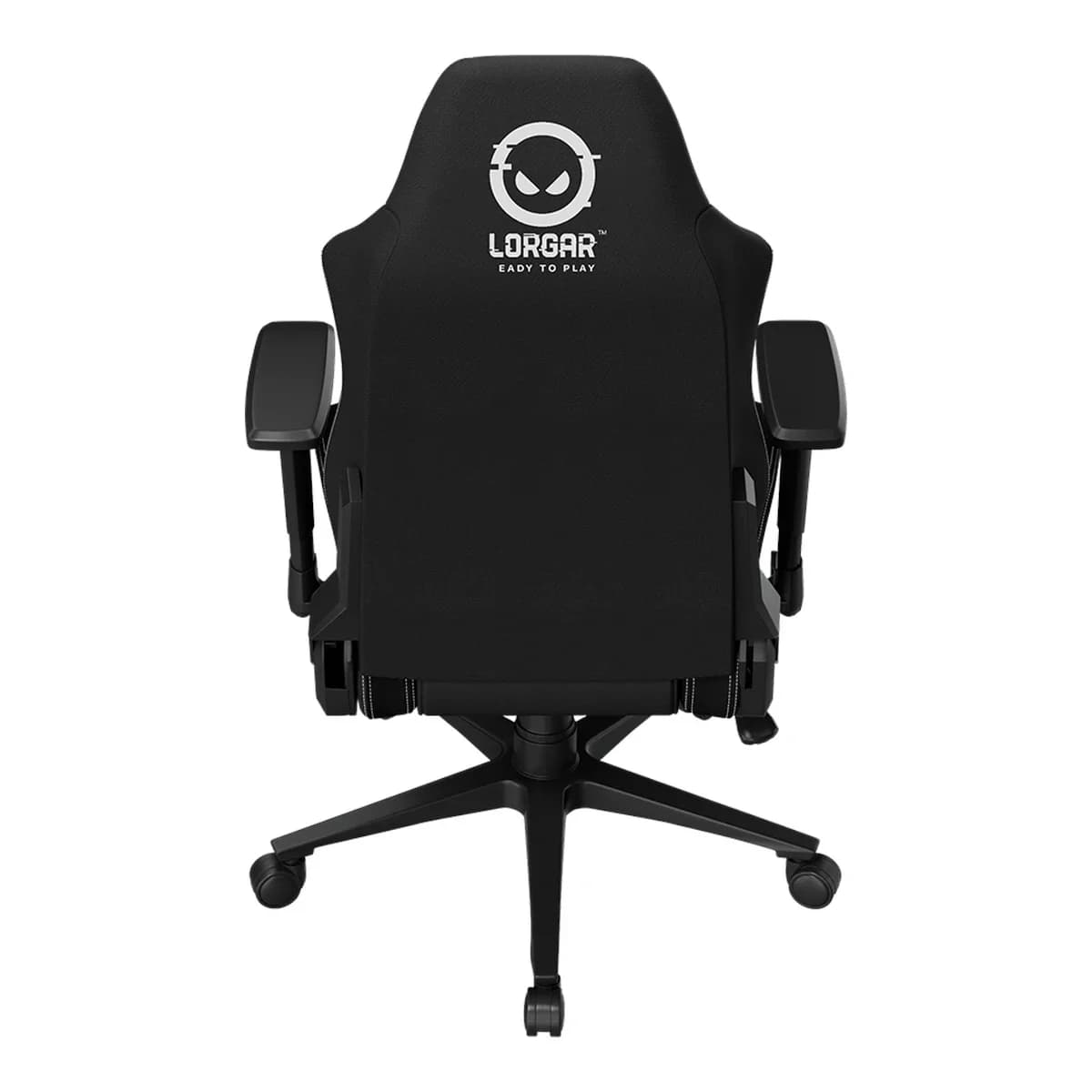 LORGAR Stolica za gaming CHA41 Ergonomic Advanced, Premium anti-stain tkanina, Crno-bijela