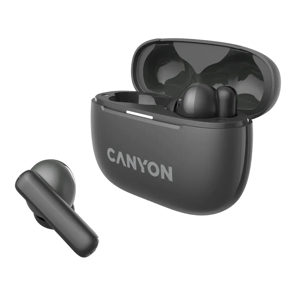 CANYON Slušalice OnGo TWS-10 TWS In-Ear, Bluetooth, Mikrofon, ANC+ENC, Sive