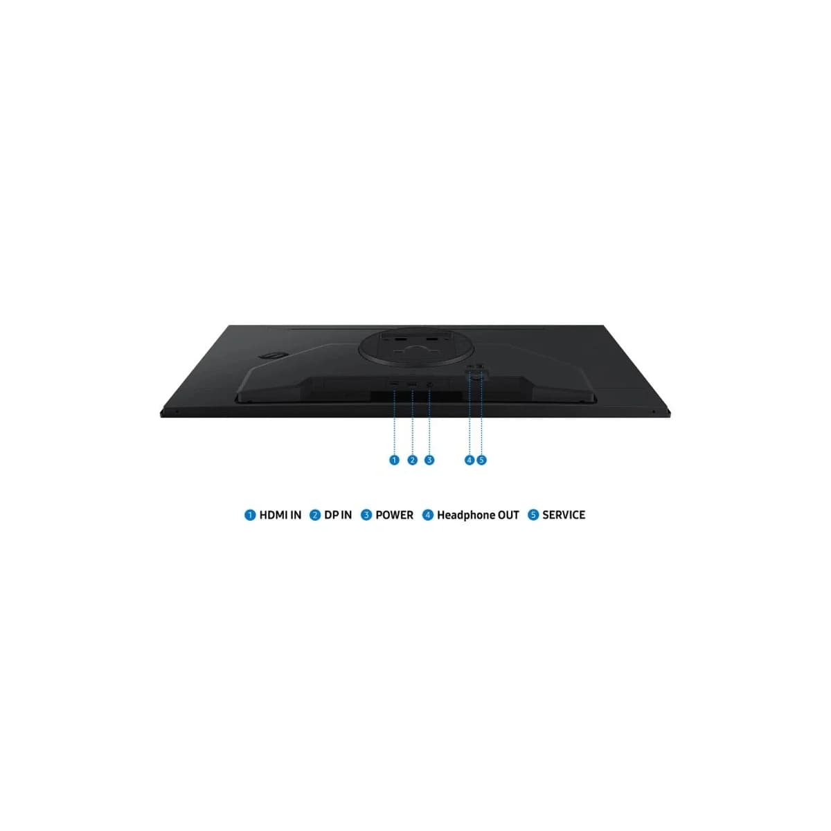 SAMSUNG Monitor Gaming Odyssey G50F 32" QHD, Fast IPS Panel, 180Hz, 1ms, G-Sync, FreeSync, HAS