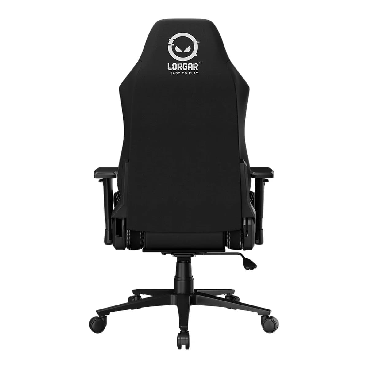 LORGAR Stolica za gaming CHA41 Ergonomic Advanced, Premium anti-stain tkanina, Crno-bijela