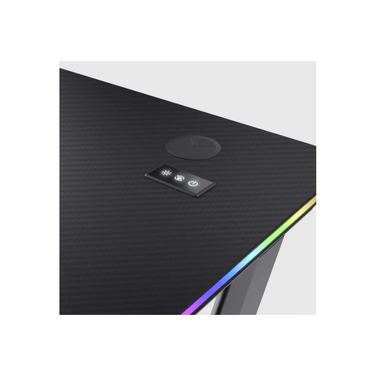 TRUST Gaming sto GXT 709 Luminus RGB, 120x60x76 cm, Crni
