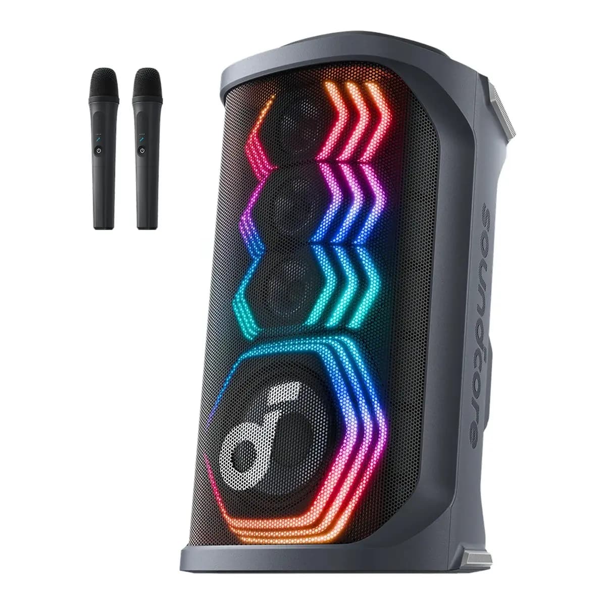 ANKER Bluetooth Karaoke Zvučnik Soundcore Rave 3S Black, Bežični Mikrofon, RGB Svjetla