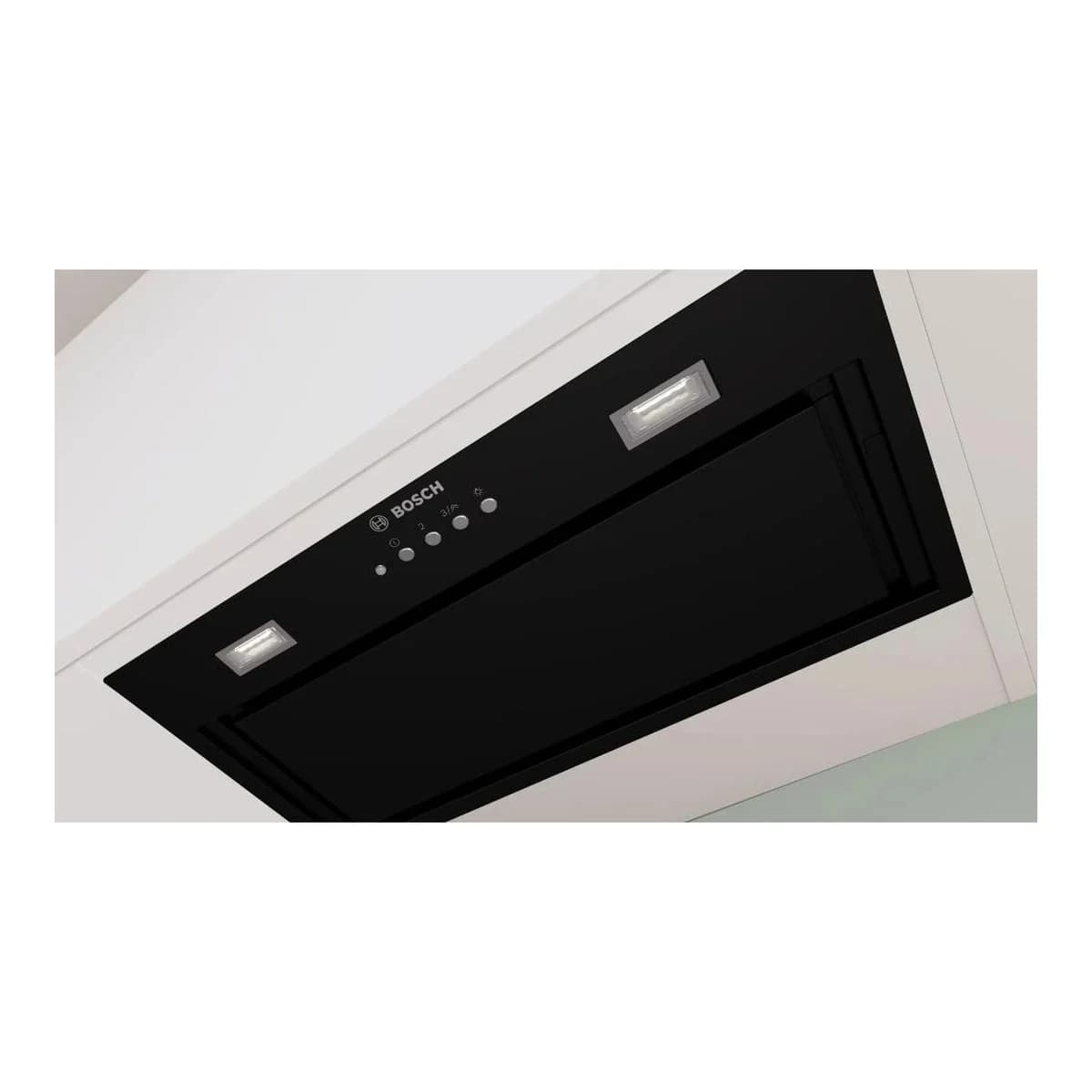 BOSCH Potpuno ugradbena napa DLN56AC60, Serie 6, 60 cm, 645 m3/h, LED rasvjeta, Crna