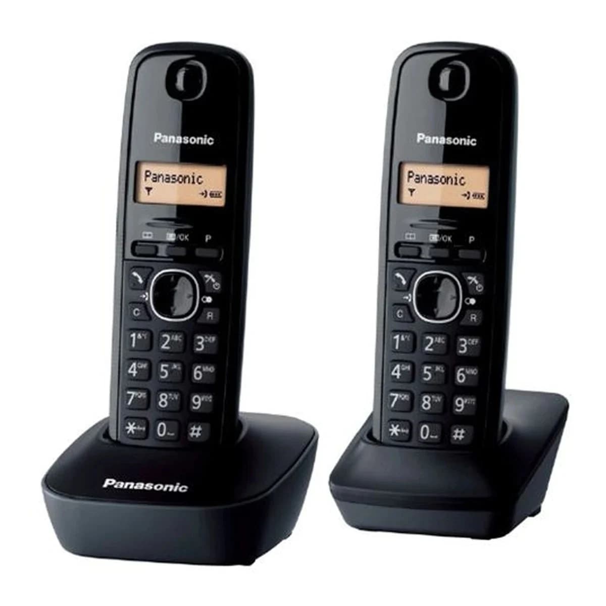 PANASONIC Bežični Telefon KX-TG1612FXH, Duo set, Digitalni DECT, LCD ekran, Imenik 50 brojeva