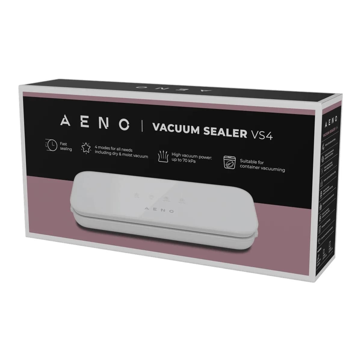 AENO Vakuumirka VS2, LED zaslon, 130W, -65KPa, Bijela