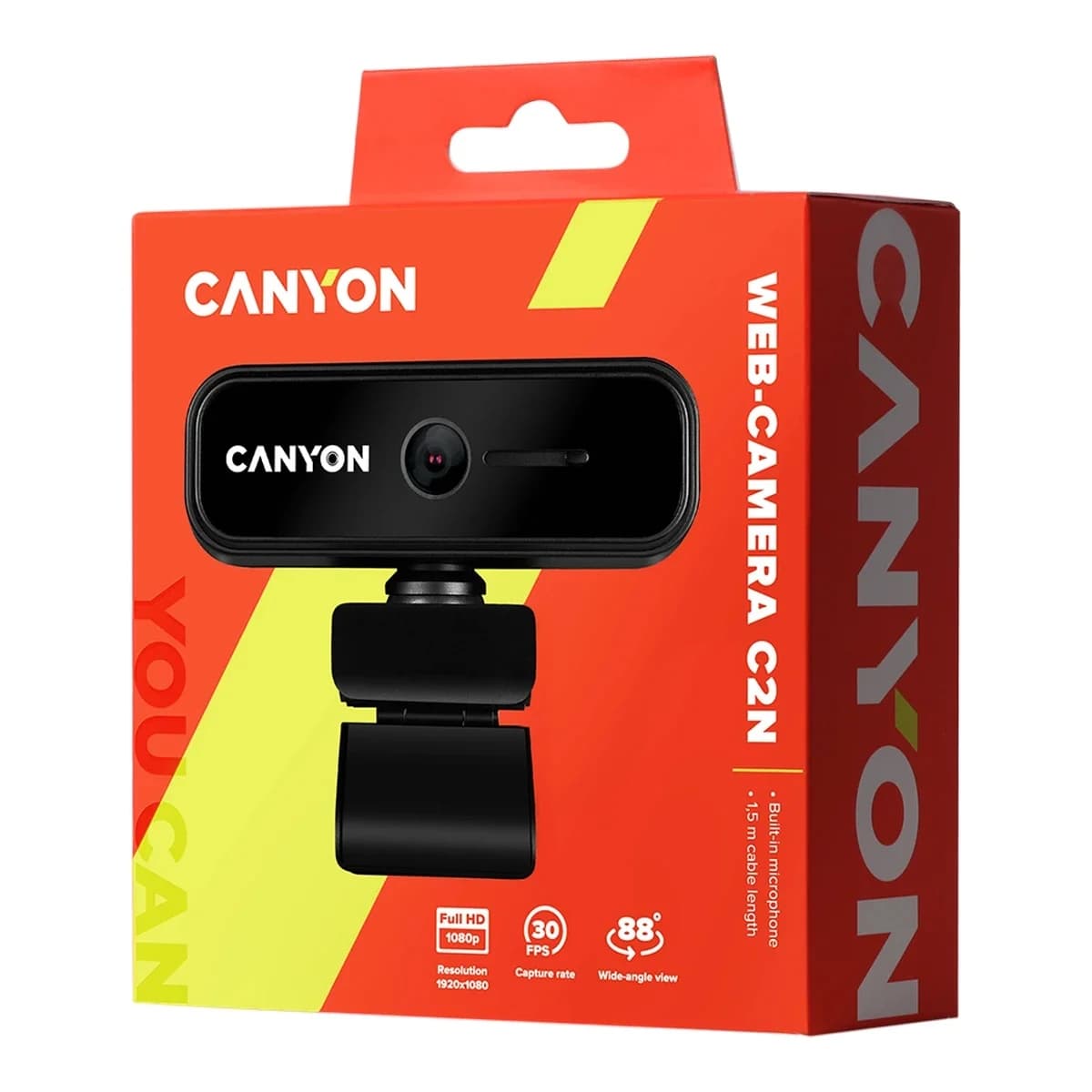 CANYON Web Kamera 1080p C2N Full HD Black