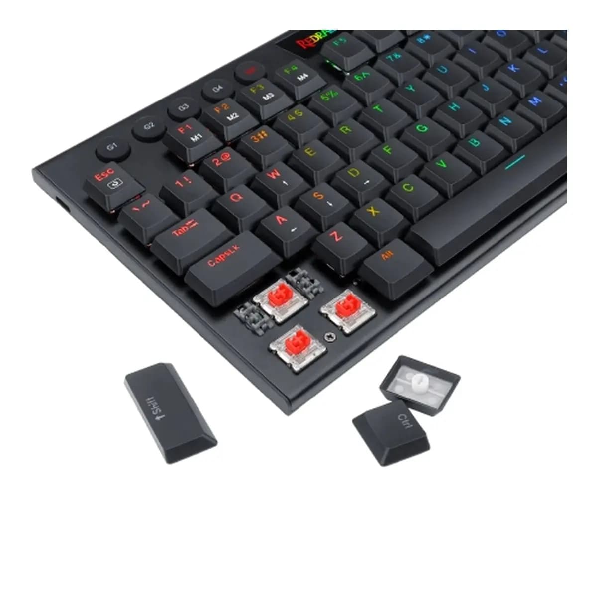 REDRAGON Tastatura Mehanička Horus K619 YU, USB, Low Profile Switch, Full, RGB Backlit