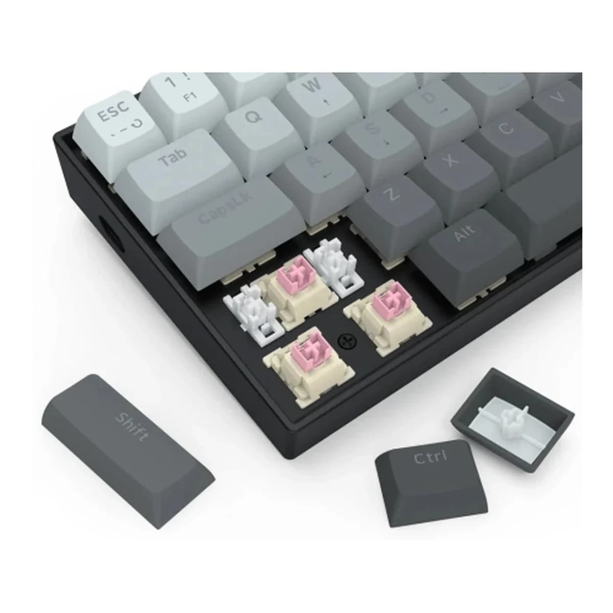 REDRAGON Tastatura Gaming Mehanička Fizz Magnetic K617 RGB, USB, Magnetic Switch, 60% Layout, Rapid Trigger