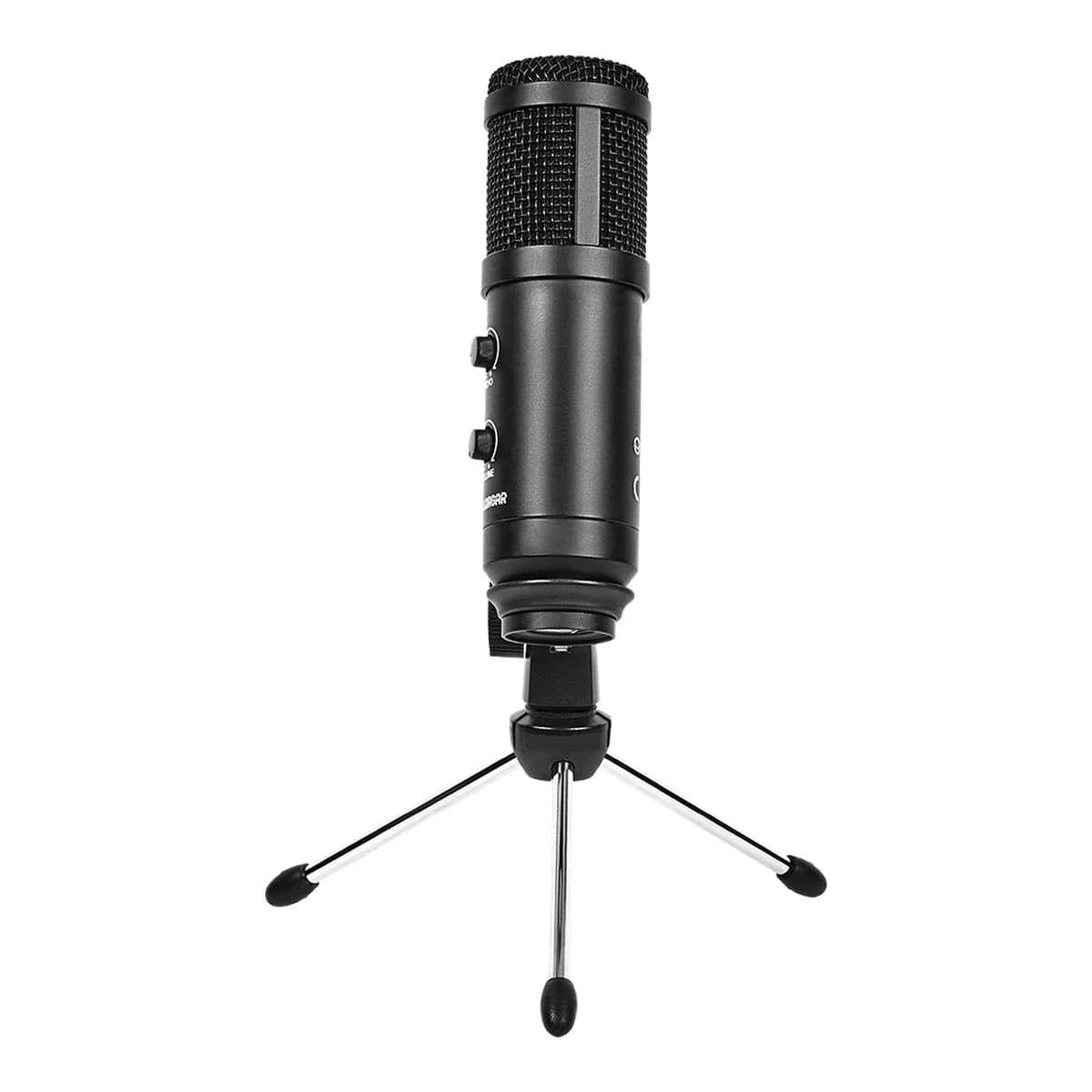 LORGAR Mikrofon Soner 313, USB Condenser, Volume & Echo Knob, Tripod, Crni