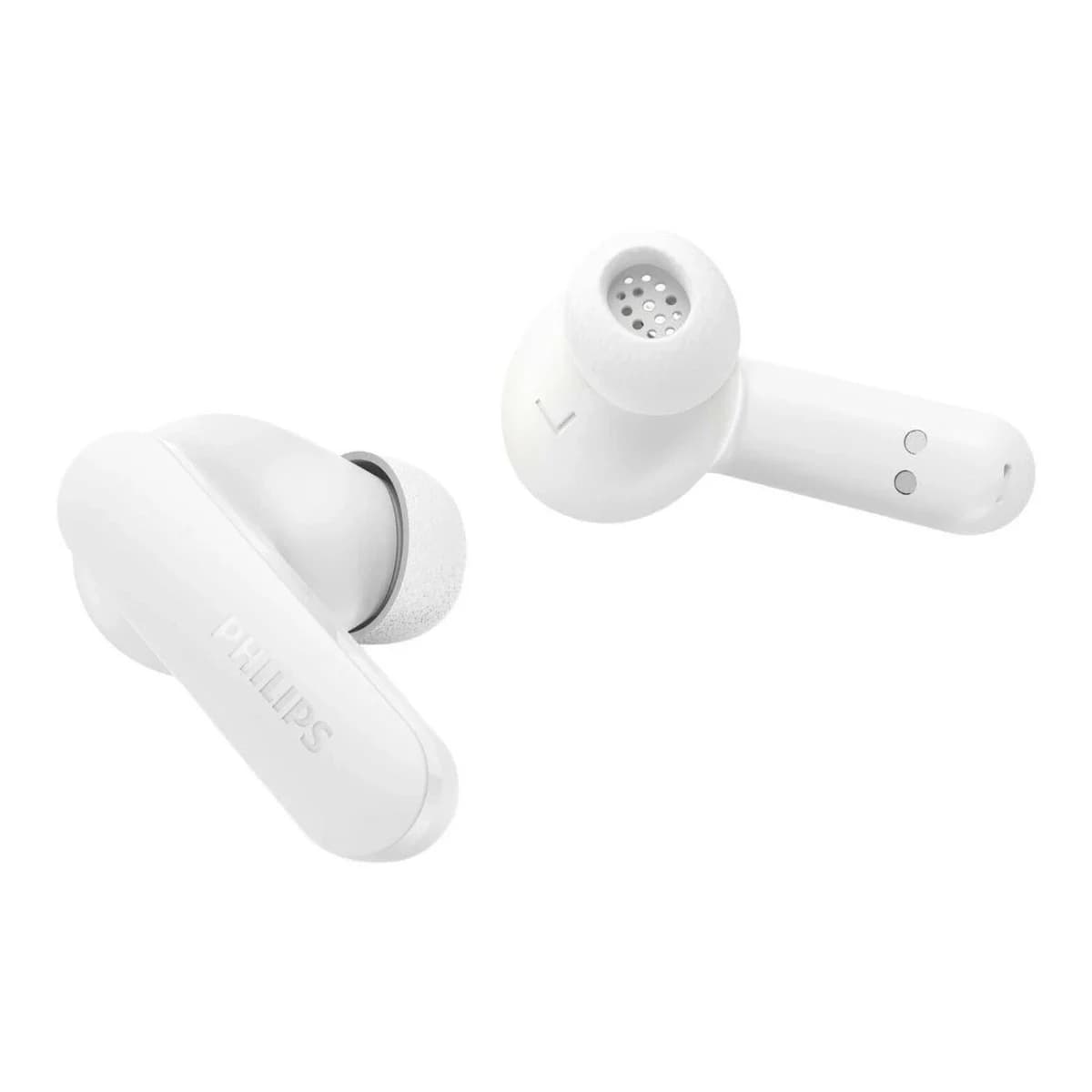 Philips TAT2100WT BT slušalicedo 36h baterija; BT 6.0; IPX4; 4 mikrofona; pogonske jedinice od 10 mm