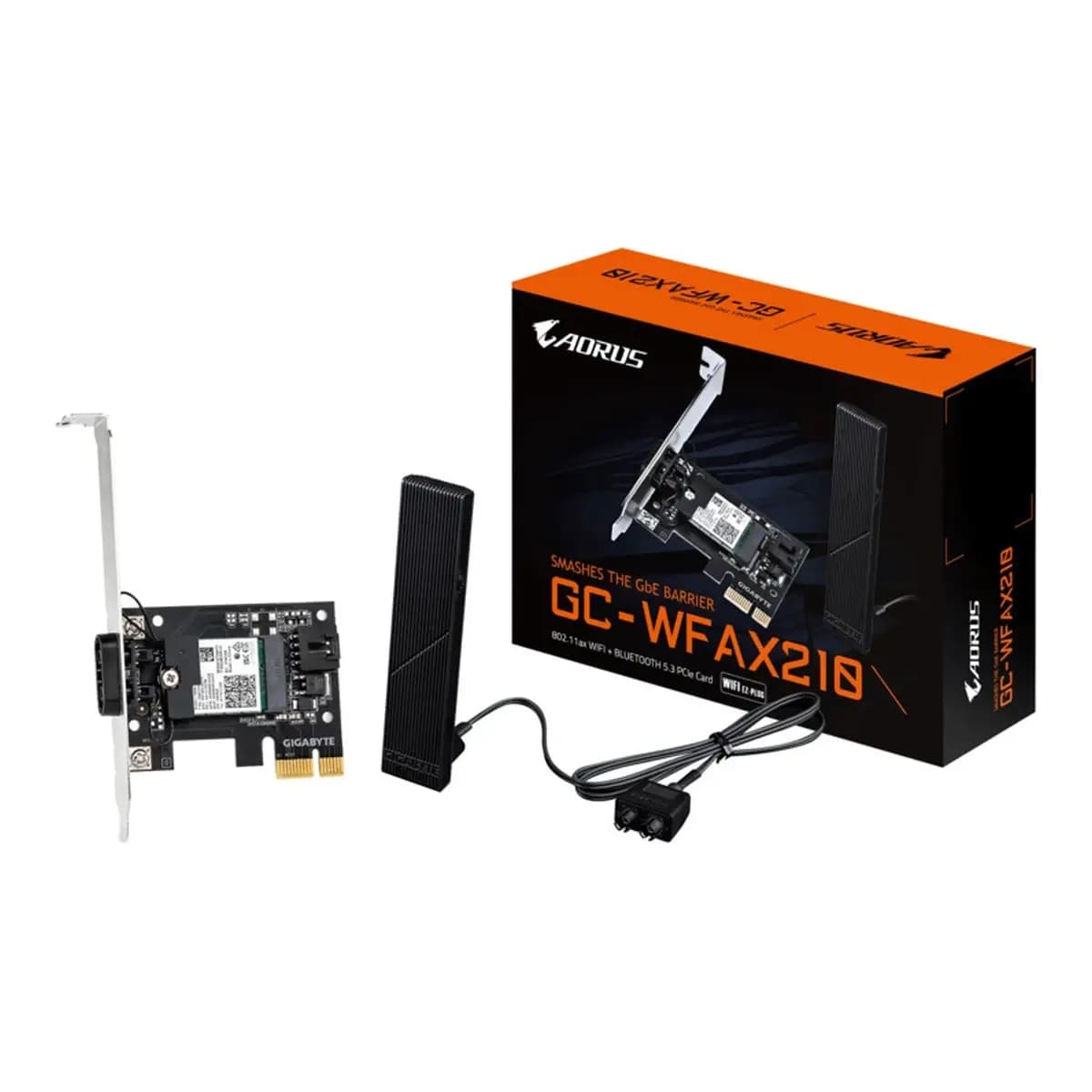 Gigabyte GC-WFAX210 Intel WI-FI 6E AX210 module High Speed 240Mbps, Bluetooth 5.2