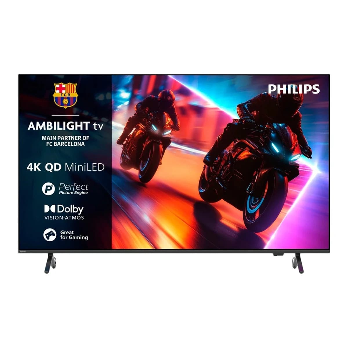 PHILIPS TV 75" 4K Mini LED 75MLED920/12, Smart TV, Ambilight, Quantum Dot, P5 Perfect Picture, 144Hz, Dolby Vision, Dolby Atmos