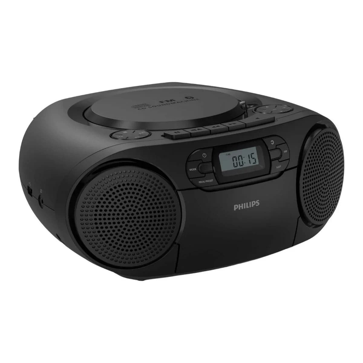Philips TAZ2200 CD SoundmachinCD; CD-R; CD-RW; FM Antena;BT; USB; KASETEFON; (RMS) 3WX2; crna