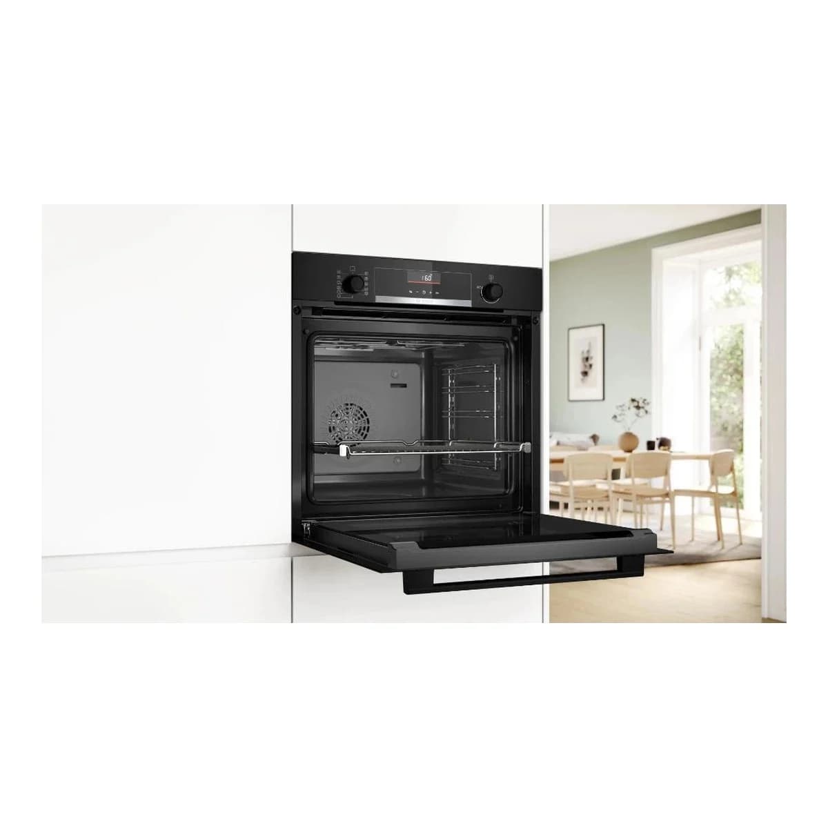 BOSCH Ugradbena pećnica HBG536EB4, 71L, A+, Air Fry, EcoClean, AutoPilot 10