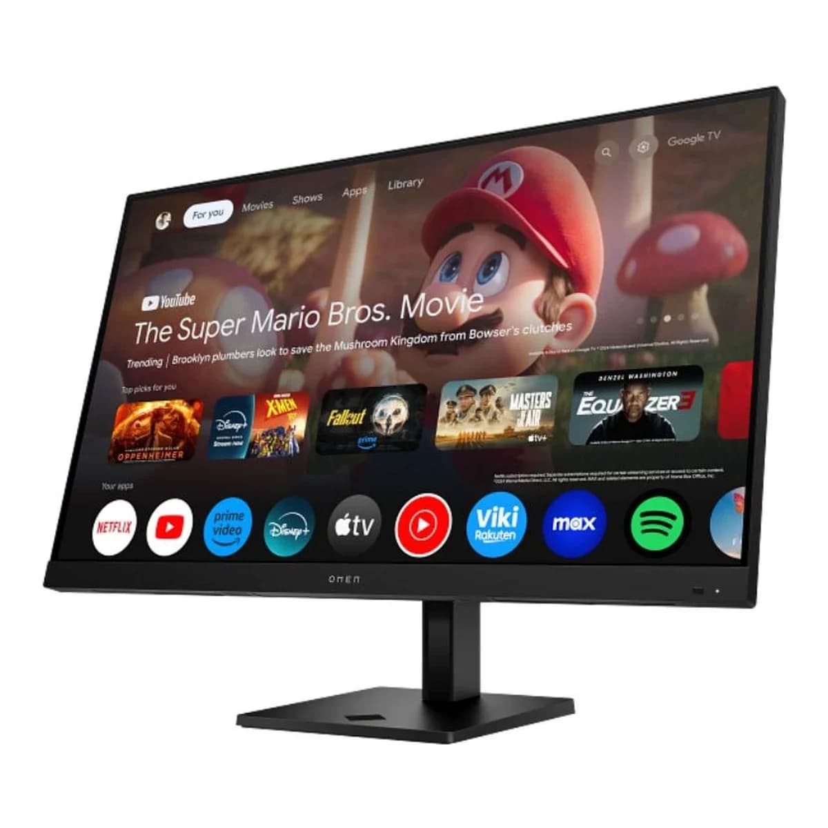 HP Monitor Gaming OMEN 32x 31.5" 4K UHD, IPS Panel, 144Hz, 1ms, Smart, 2x HDMI, DP, USB-C, LAN, Podešavanje visine