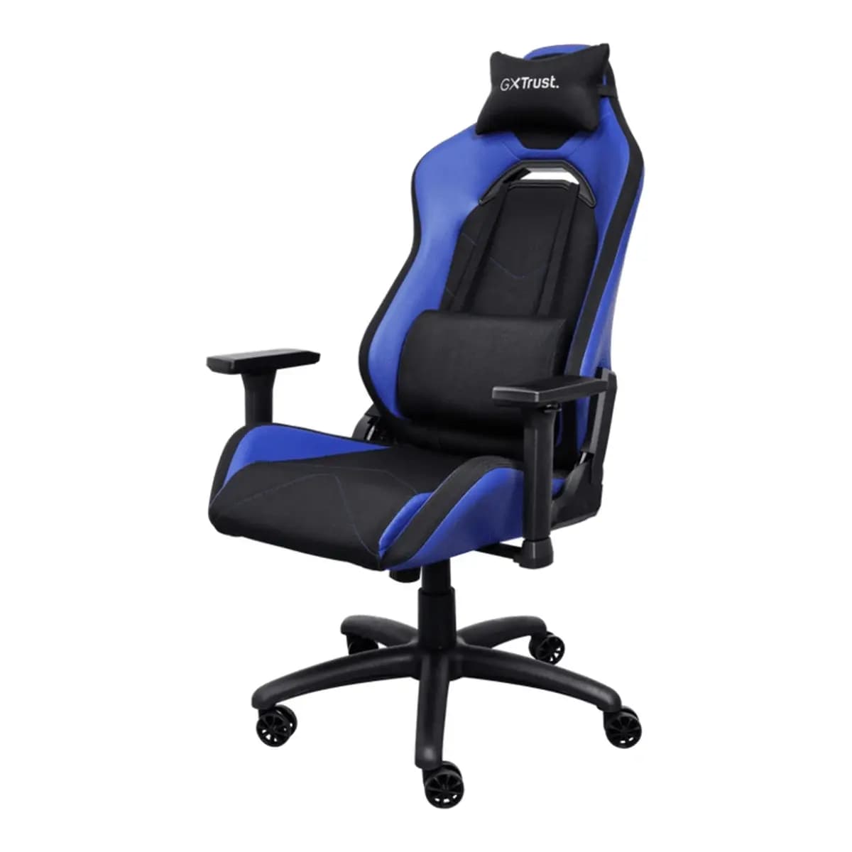 Trust GXT 714B gaming stolica RUYA, plava, udobna, podesiva ergonomska, eko materijal