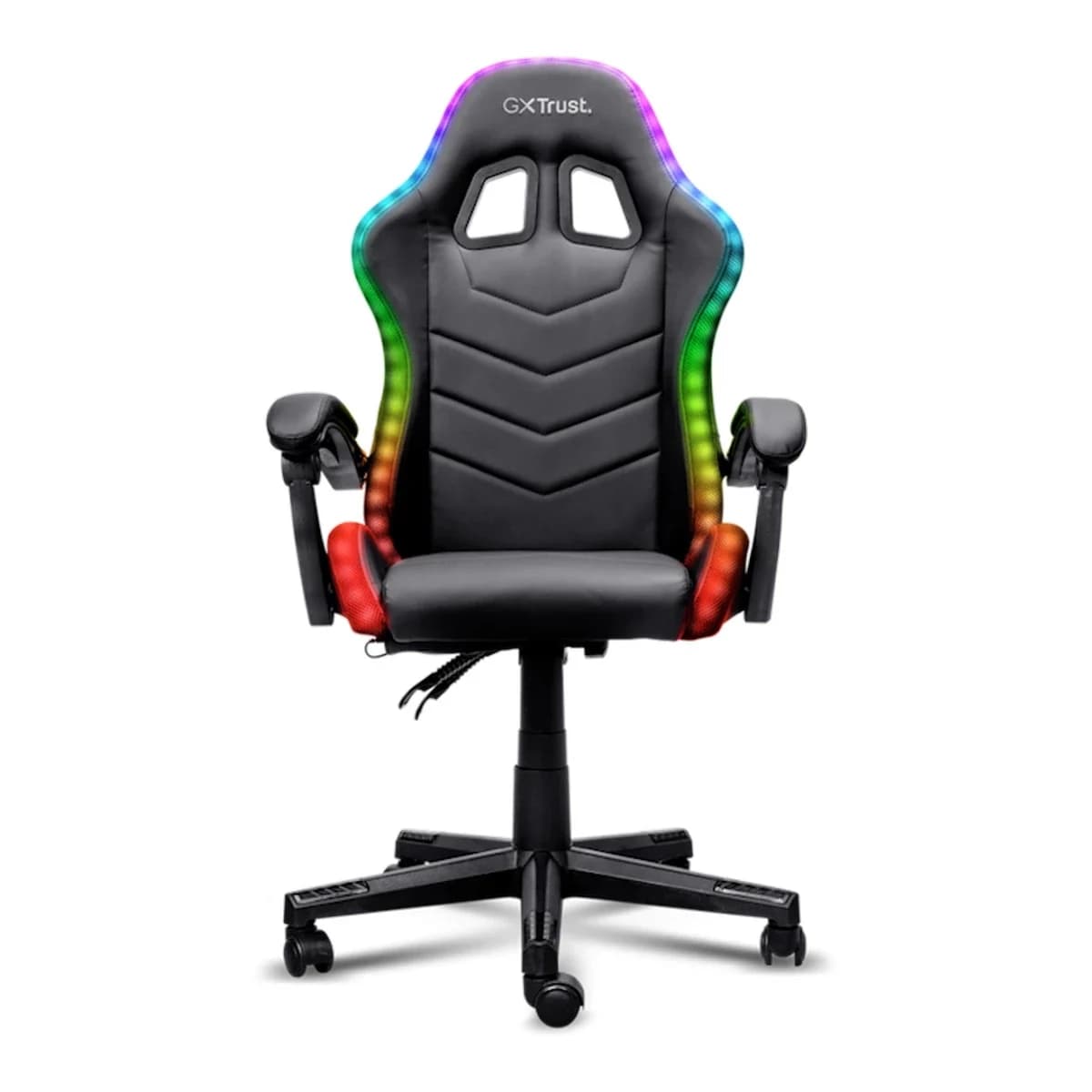 TRUST Gaming stol GXT 704 RONIQ, RGB osvjetljenje, Držač za čašu, Držač za slušalice