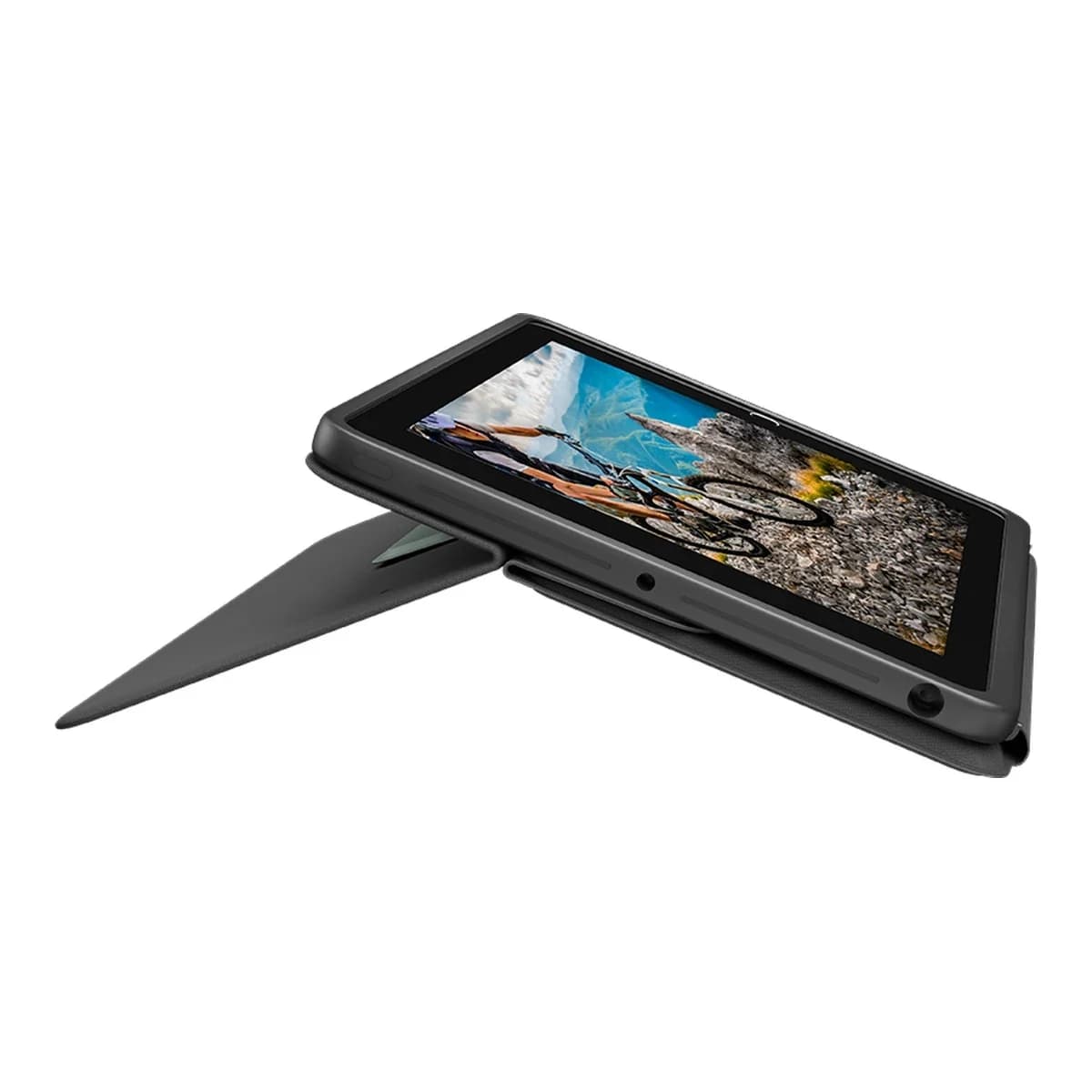LOGITECH Zaštitna futrola s tastaturom Rugged Folio, iPad 7/8/9 gen, Smart Connector, Graphite, UK Layout