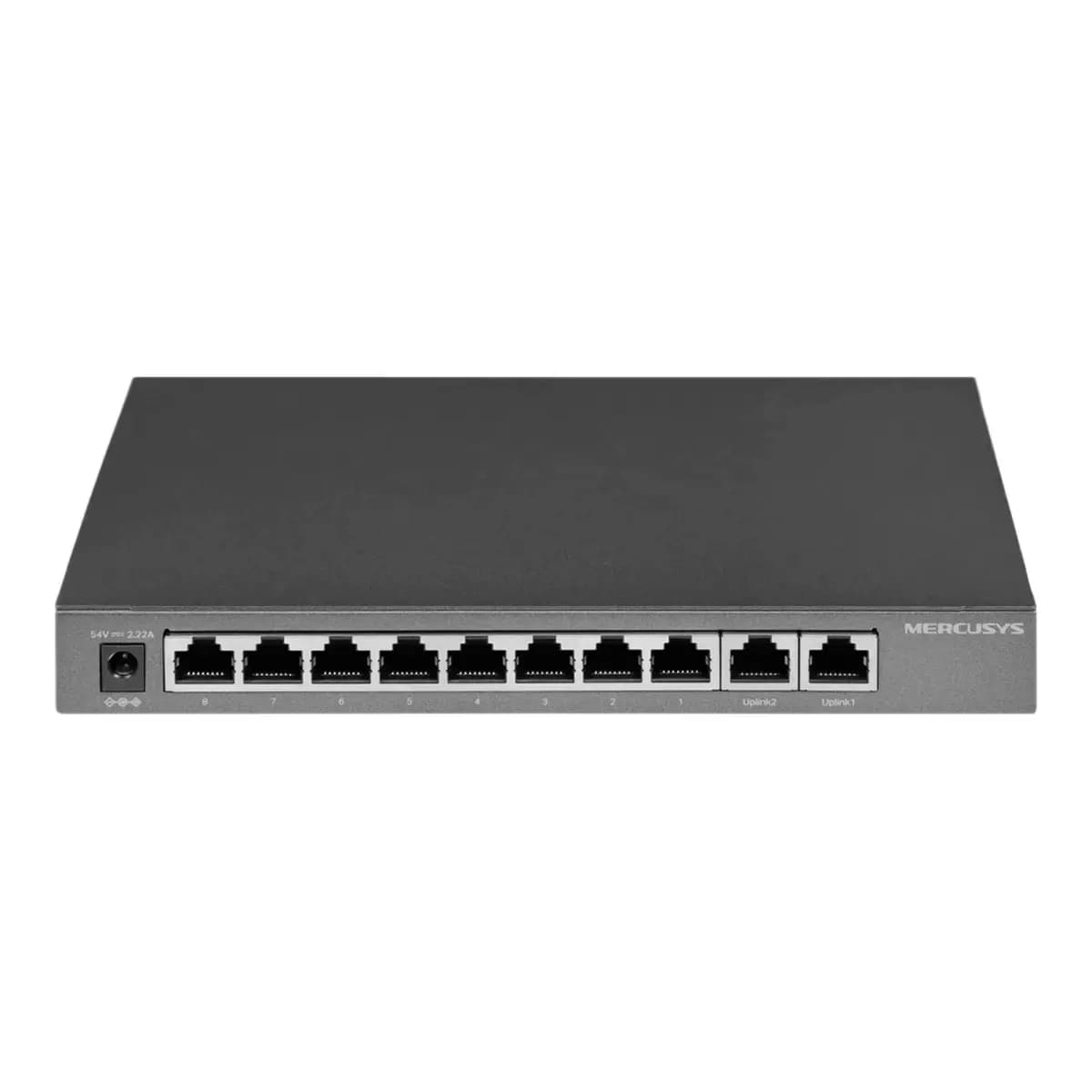 MERCUSYS Switch 12-Port Gigabit MS112GMP, Unmanaged, 8x PoE+ 110W, 2x SFP, Extend Mode, Steel Case