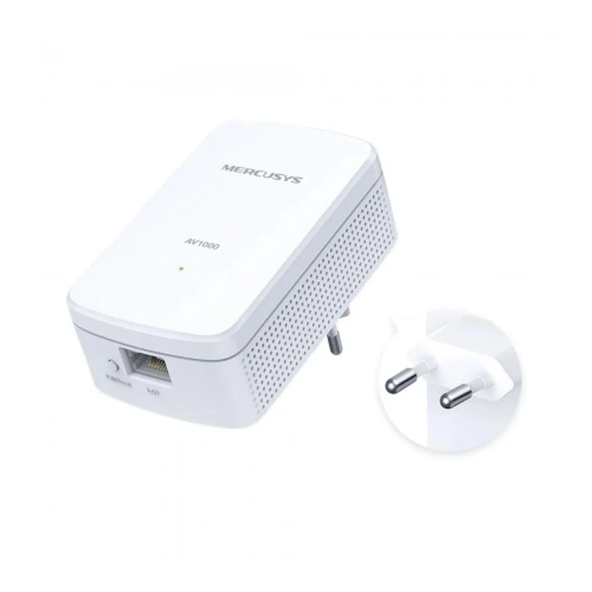 MERCUSYS Powerline Adapter MP500 KIT, AV1000, Gigabit Port, HomePlug AV2, Plug & Play
