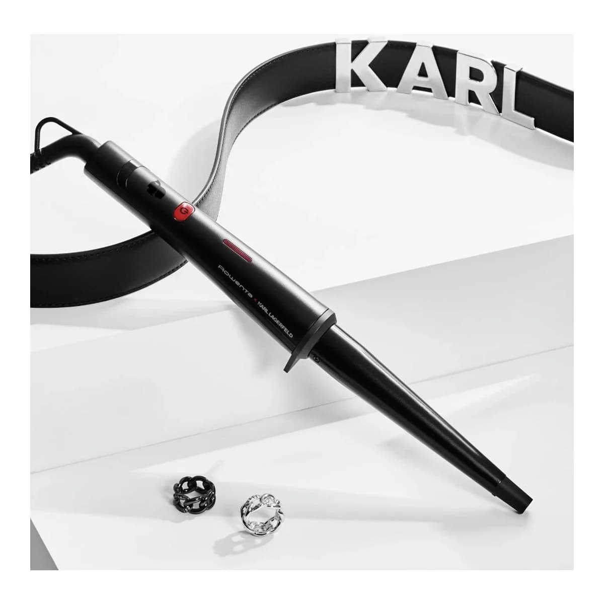 ROWENTA Uvijač za kosu CF321LF0 KARL LAGERFELD, 25 mm, Keratin & Glow premaz, 200°C, Turmalin