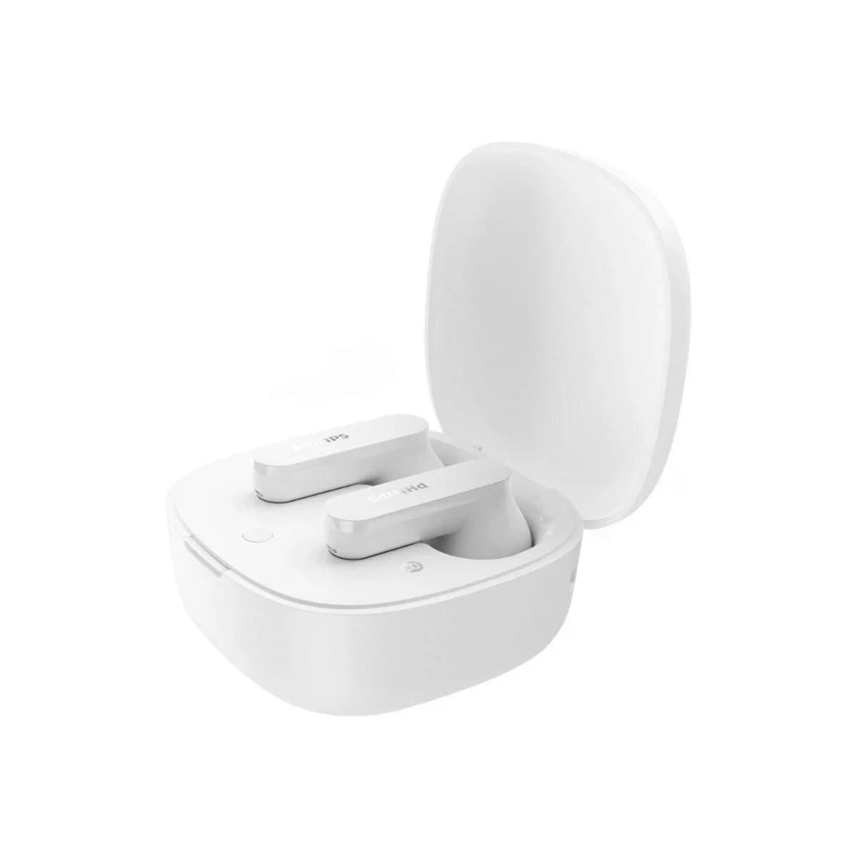 Philips TAT2100WT BT slušalicedo 36h baterija; BT 6.0; IPX4; 4 mikrofona; pogonske jedinice od 10 mm