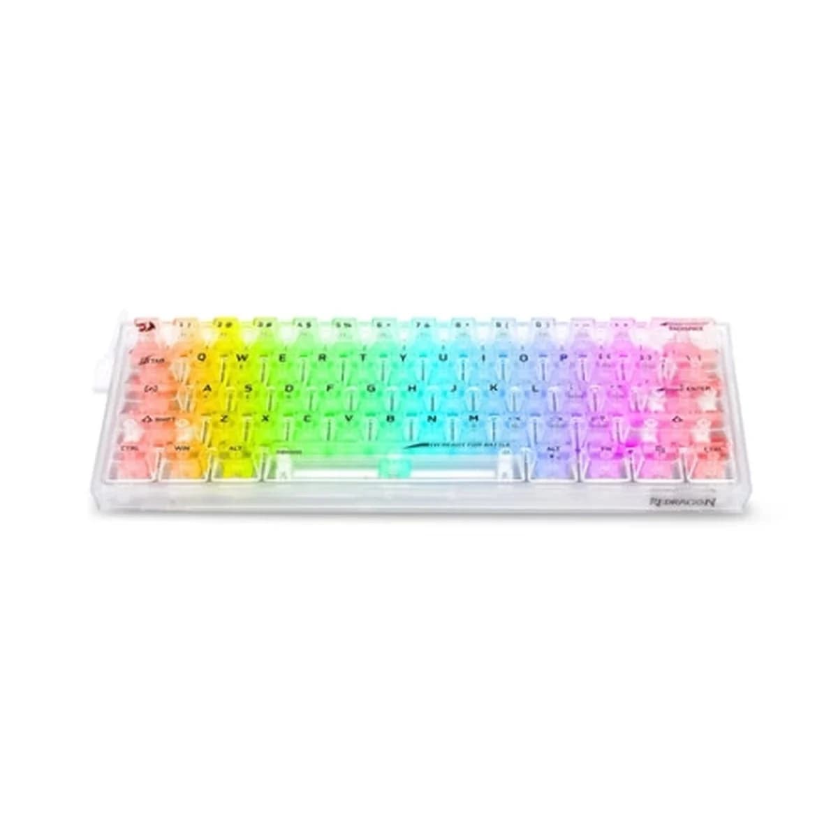 REDRAGON Tastatura Mehanicka Fizz K617 CT RGB White, USB, Red Switch, 60%, RGB Backlighting