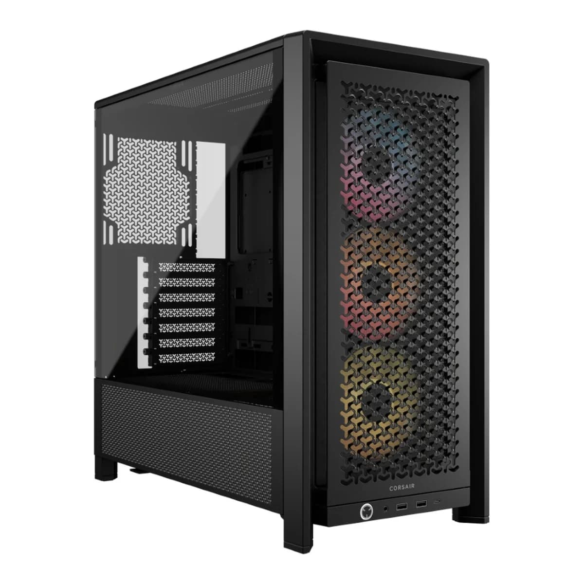 CORSAIR FRAME 4000D RS ARGB3xRS120 ARGB fans, 360mm rad170mm cooler, 430mm GPU, ATX, Black