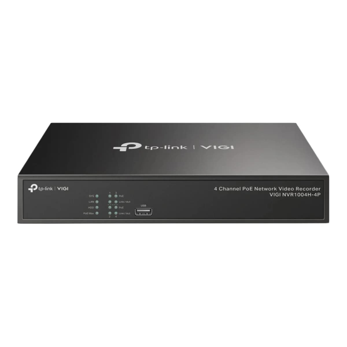 TP-LINK IP Kamera 8MP VIGI NVR1004H, H.265+, Smart Detection