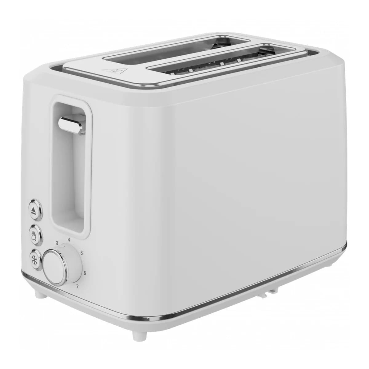 AENO Toster Electric Toaster White, 1080W, 2 utora, 7 nivoa pečenja, 3 načina rada