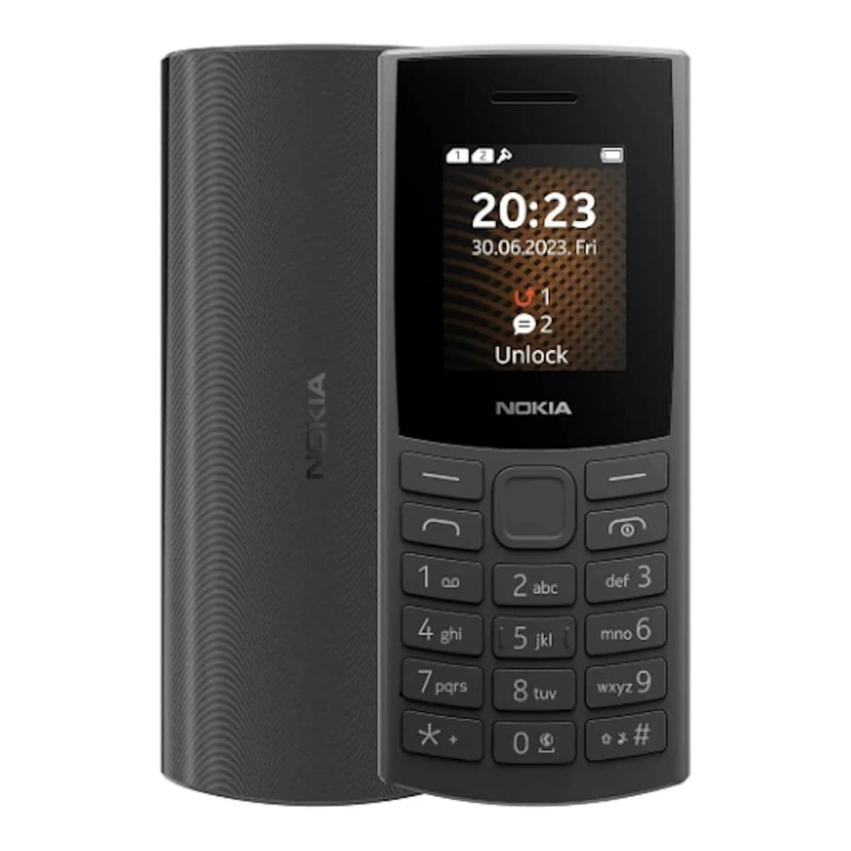 NOKIA Mobilni Telefon 105 (2024) 2.0'', 2000 kontakata, Crna