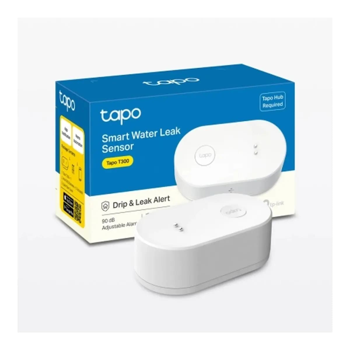 TP-LINK Pametni senzor curenja vode TAPO T300, 90dB alarm, IP67 vodootpornost, Hub potreban