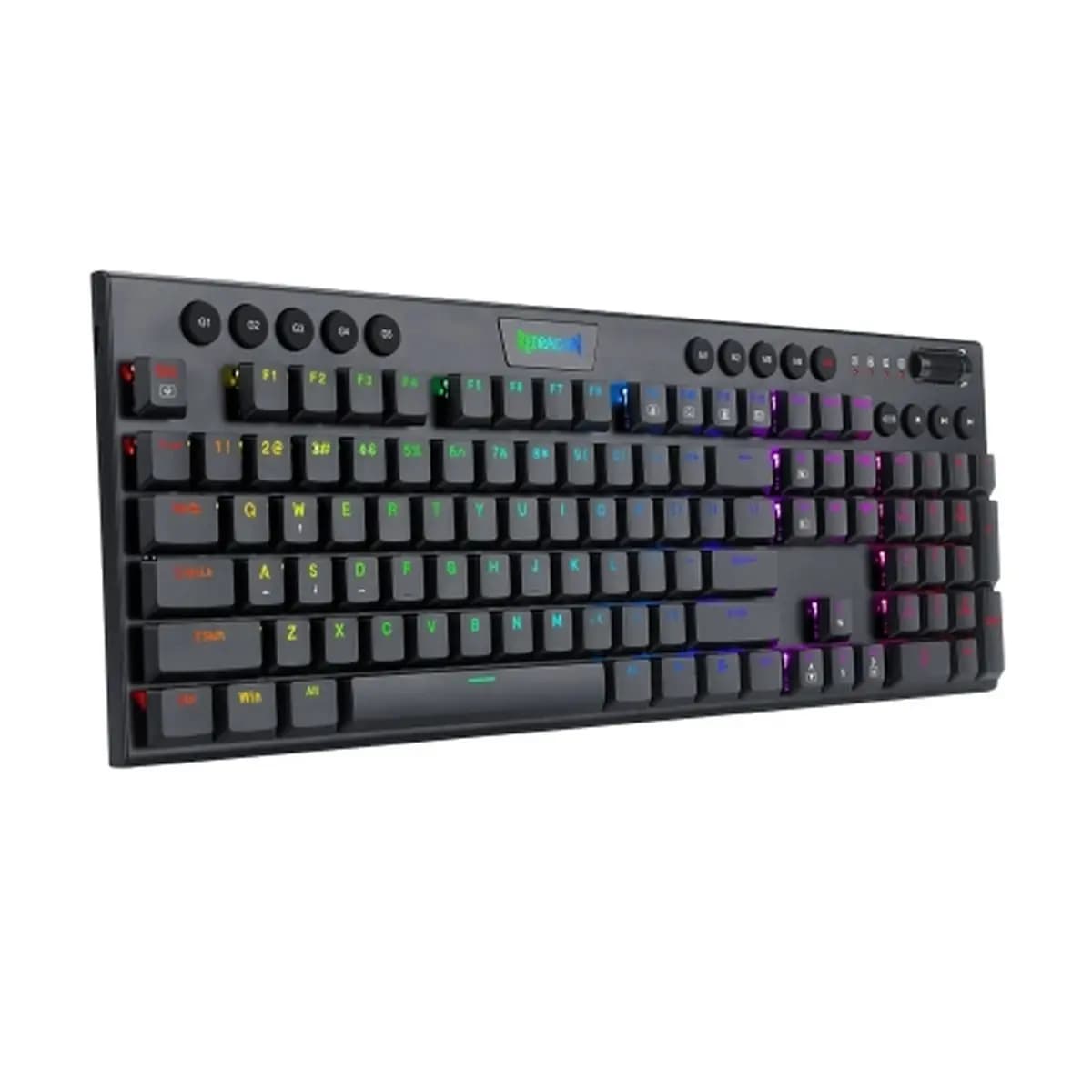 REDRAGON Tastatura Mehanička Horus K619 YU, USB, Low Profile Switch, Full, RGB Backlit